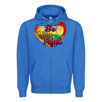 True Royal be you tiful Zipper Hoodie - Zillion Design Studio