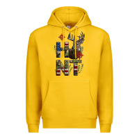 Lemon Deer Hunting Usa Flag Premium Hoodie - LillyAllenDesigns