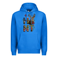 True Royal Deer Hunting Usa Flag Premium Hoodie - LillyAllenDesigns