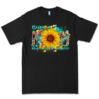 Black being a mom makes my life complete Premium Tee - RacoonDesign