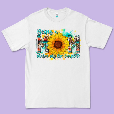 Being A Mom Makes My Life Complete Premium Tee Designed By Racoondesign