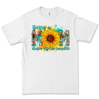 White being a mom makes my life complete Premium Tee - RacoonDesign