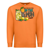 Carrot if you drink dont drive do the lemon crawl Premium Sweatshirt - RacoonDesign