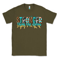 Army Green stronger than the storm Classic Tee - texasbilliewilder
