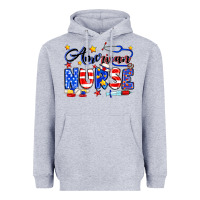 Heather Grey American Nurse Heavyweight Hoodie - Neo Western