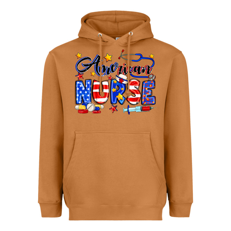 American Nurse Heavyweight Hoodie by Neo Western | Teevron