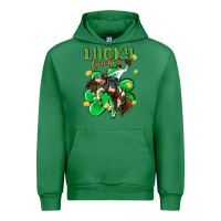 Emerald lucky cowboy Urban Hoodie - MaliasSmallBusiness