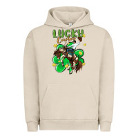 Pigment French Oak lucky cowboy Urban Hoodie - MaliasSmallBusiness
