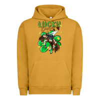 Pigment Peanut Butter lucky cowboy Urban Hoodie - MaliasSmallBusiness