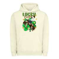 Pigment Pistachio lucky cowboy Urban Hoodie - MaliasSmallBusiness