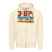 Sandshell 3 up 3 down softball Zipper Hoodie - texasbilliewilder