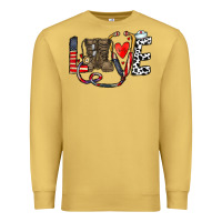 Antique Gold america nurse Premium Sweatshirt - CowhideDigitalArt