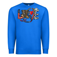 True Royal america nurse Premium Sweatshirt - CowhideDigitalArt