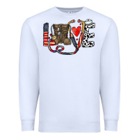 White america nurse Premium Sweatshirt - CowhideDigitalArt