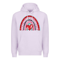 Lilac valentine's day rainbow Premium Hoodie - BarkalooDesign