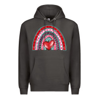 Smoke valentine's day rainbow Premium Hoodie - BarkalooDesign