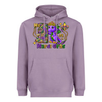 Lavender dragon my first mardi gras Heavyweight Hoodie - FaDigitalArtStudio