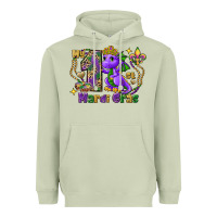 Matcha dragon my first mardi gras Heavyweight Hoodie - FaDigitalArtStudio