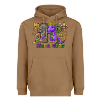 Toasted Coconut dragon my first mardi gras Heavyweight Hoodie - FaDigitalArtStudio