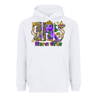 White dragon my first mardi gras Heavyweight Hoodie - FaDigitalArtStudio