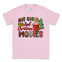 Bubblegum Pink hot cocoa and christmas movies Classic Tee - Zillion Design Studio