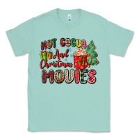 Seafoam hot cocoa and christmas movies Classic Tee - Zillion Design Studio
