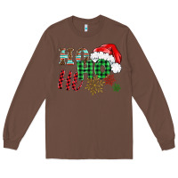 Chestnut ho ho ho christmas Long Sleeve Tee - BarkalooDesign