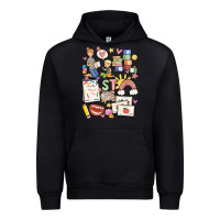 Black can't talk right now doing speech therapy stuff Urban Hoodie - MaliasSmallBusiness