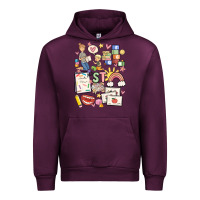 Mauve Wine can't talk right now doing speech therapy stuff Urban Hoodie - MaliasSmallBusiness