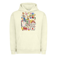 Pigment Pistachio can't talk right now doing speech therapy stuff Urban Hoodie - MaliasSmallBusiness