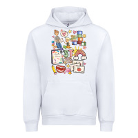 White can't talk right now doing speech therapy stuff Urban Hoodie - MaliasSmallBusiness