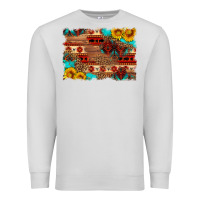 Dove Grey aztec and leopard background Premium Sweatshirt - HRA Design Shop