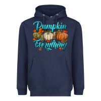 Navy pumpkin everything Heavyweight Hoodie - HRA Design Shop