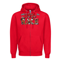 Red 2024 race Zipper Hoodie - texasbilliewilder