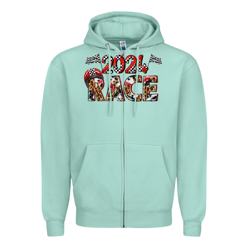2024 Race Zipper Hoodie by texasbilliewilder | Teevron