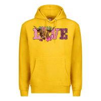 Lemon valentine's day love highland cow Premium Hoodie - BarkalooDesign