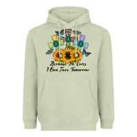 Matcha because he lives i can face tomorrow Heavyweight Hoodie - CowhideDigitalArt