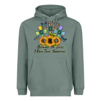 Sage because he lives i can face tomorrow Heavyweight Hoodie - CowhideDigitalArt