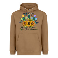 Because He Lives I Can Face Tomorrow Heavyweight Hoodie | Teevron