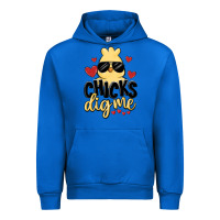 Cobalt chicks dig me Urban Hoodie - MaliasSmallBusiness