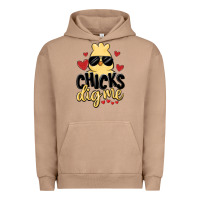 Pigment Burro chicks dig me Urban Hoodie - MaliasSmallBusiness