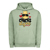 Pigment Oil Green chicks dig me Urban Hoodie - MaliasSmallBusiness