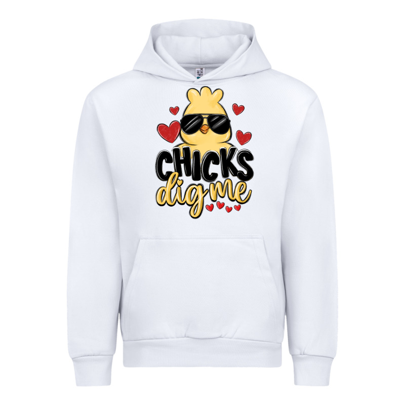 Chicks Dig Me Urban Hoodie by MaliasSmallBusiness | Teevron