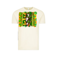 Vintage Arctic st patricks cow and coin wıth clovers and leopard brushstrokes Vintage Tee - Artiststas