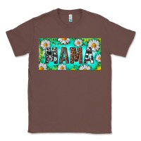 Chestnut Turquoise and Daisy Mama Classic Tee - RanaPortraitStore