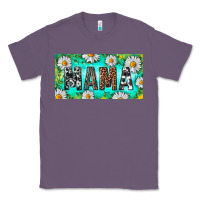 Lavender Turquoise and Daisy Mama Classic Tee - RanaPortraitStore