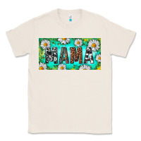 Natural Turquoise and Daisy Mama Classic Tee - RanaPortraitStore