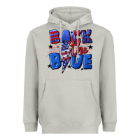 Back The Blue With Lightning Bolt 4th Of July Heavyweight Hoodie | Teevron