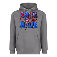 Storm Back the blue with lightning bolt 4th of july Heavyweight Hoodie - CowGirlArtShop