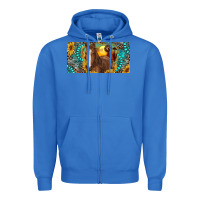 True Royal horse and desert with sunflowers gemstone Zipper Hoodie - RanaPortraitStore